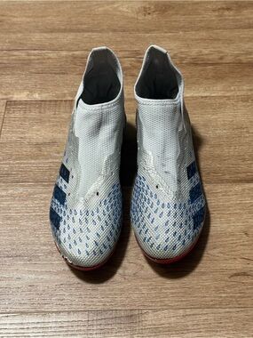 ADIDAS PREDATOR FREAK 3 FG DEMONSCALE SILVER & SOLAR RED SOCCER FY2219 Men’s 9